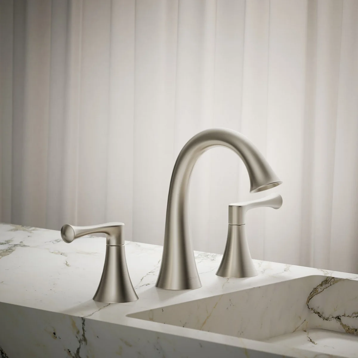 KOHLER K-35953-4 Buckley Widespread bathroom sink faucet, 1.2 gpm - Image 12