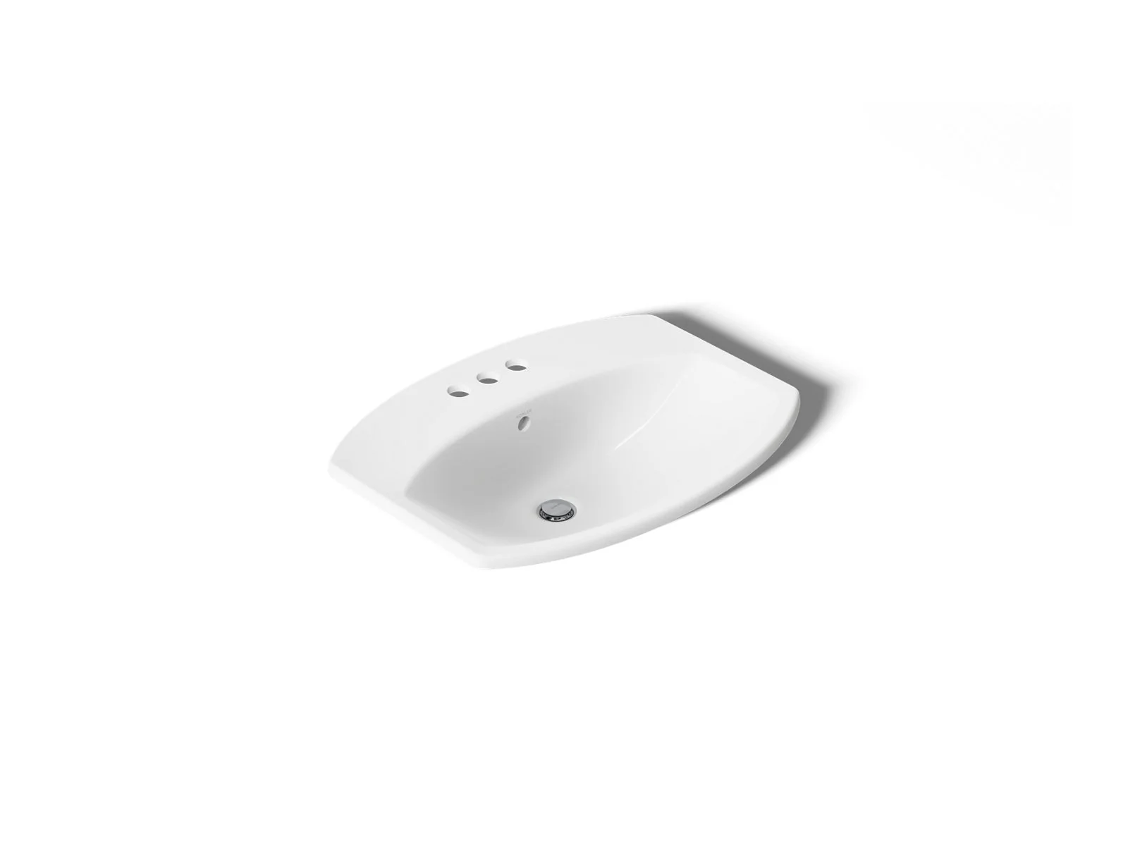 KOHLER K-2351-4 Cimarron 22-3/4" rectangle drop-in bathroom sink - Image 3