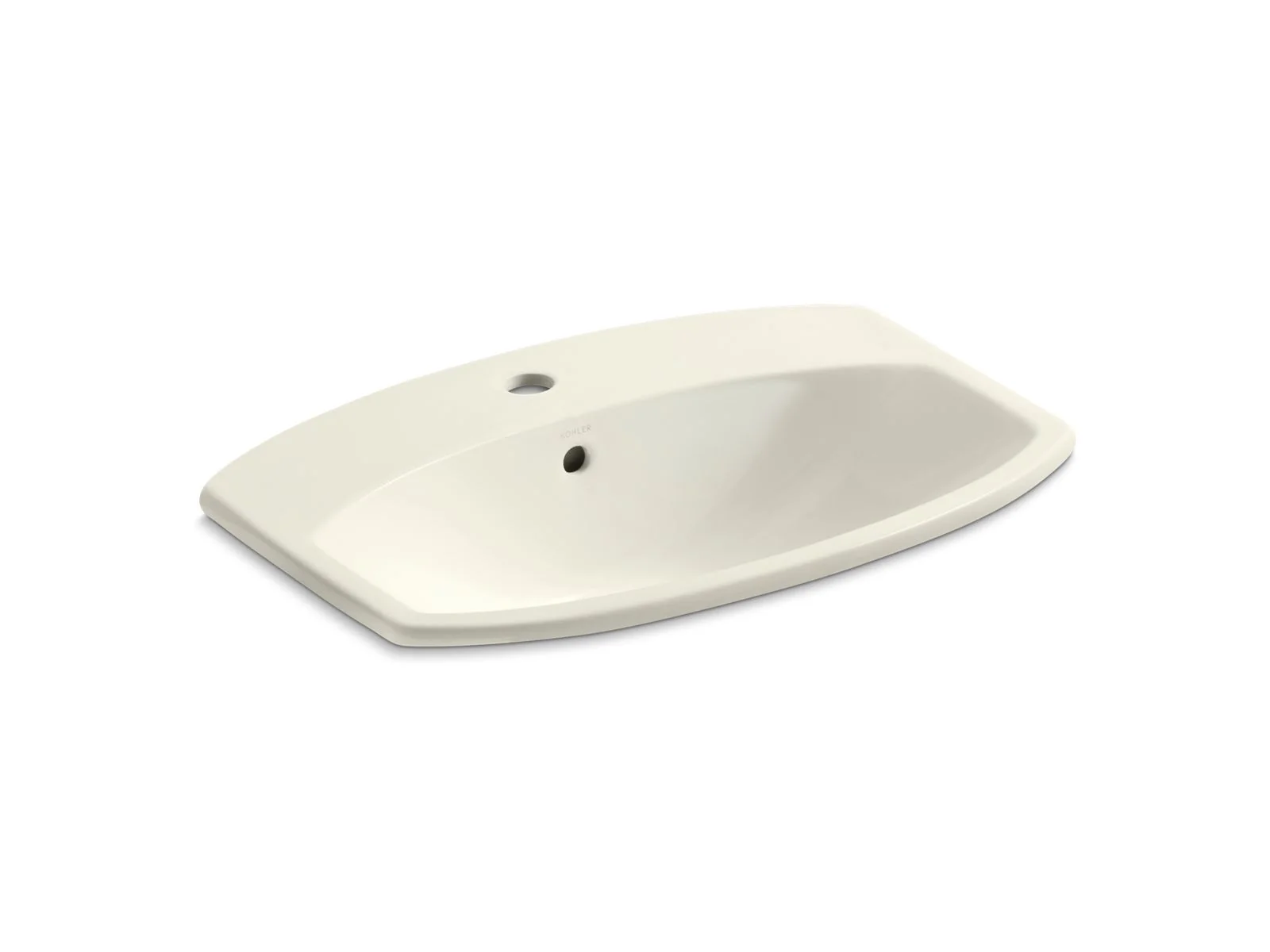 KOHLER K-2351-1 Cimarron 22-3/4" rectangle drop-in bathroom sink - Image 2