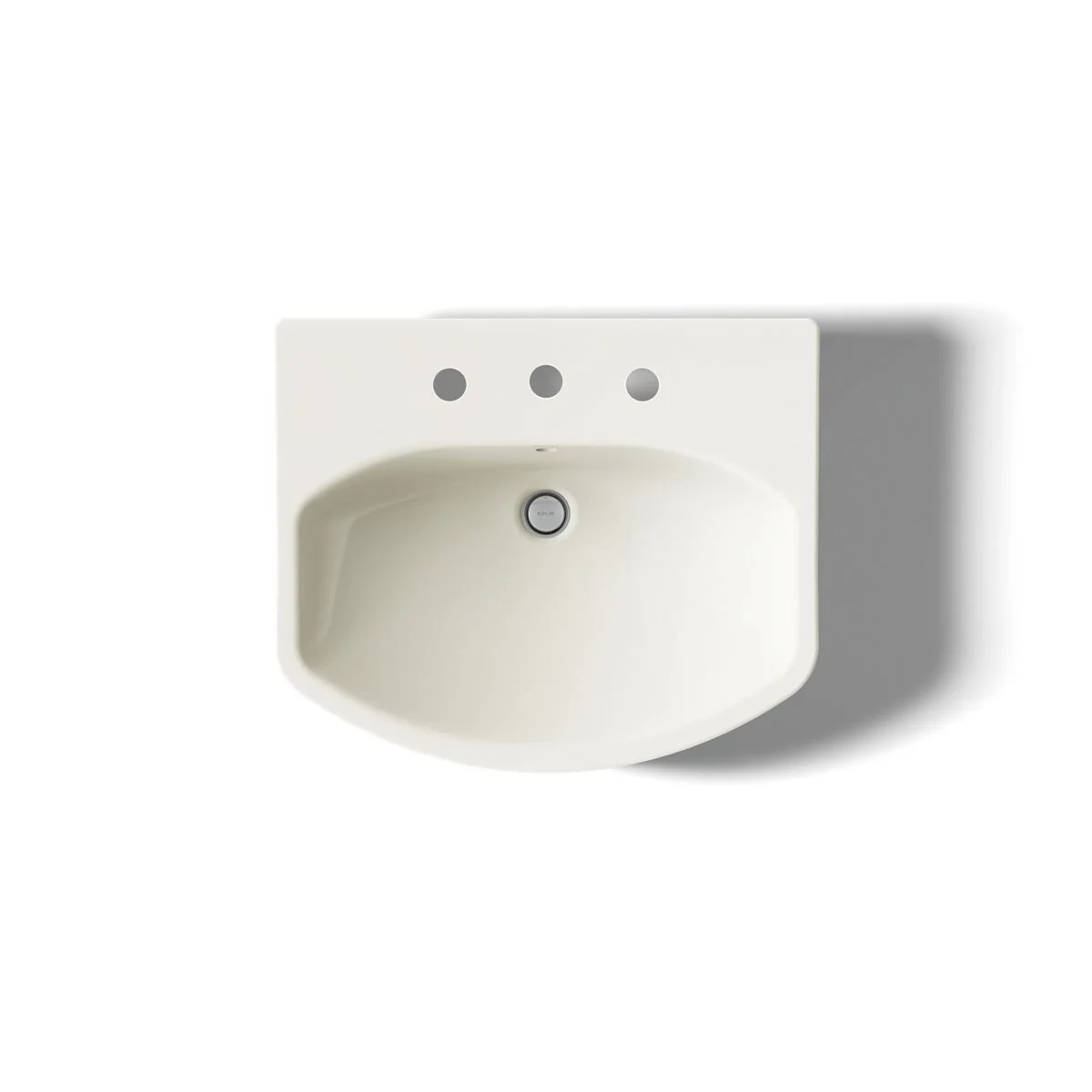 KOHLER K-2363-8 Cimarron 22-3/4" rectangular pedestal bathroom sink - Image 6