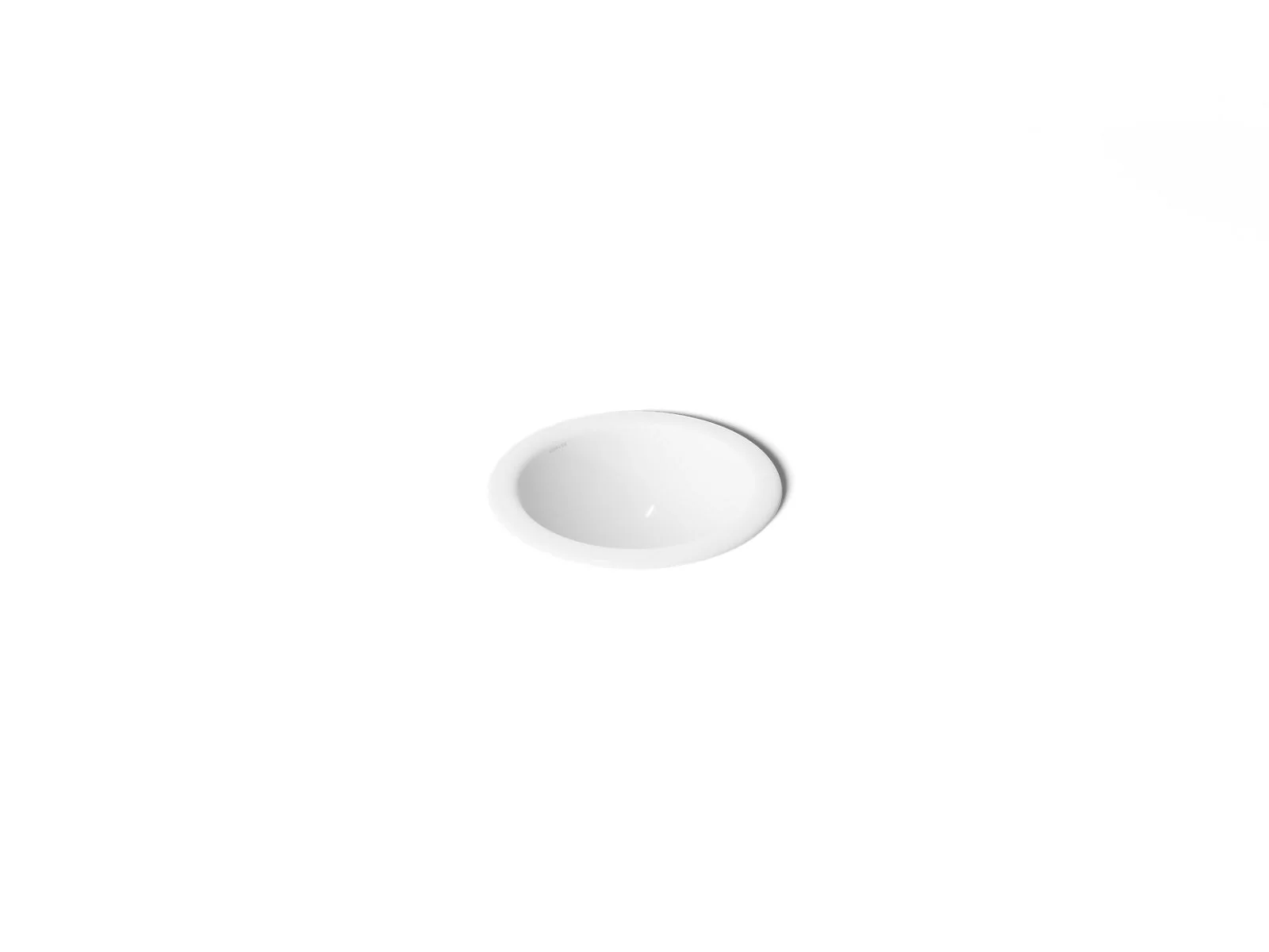 KOHLER K-2298 Compass 13-1/4" round drop-in/undermount bathroom sink, no overflow - Image 2