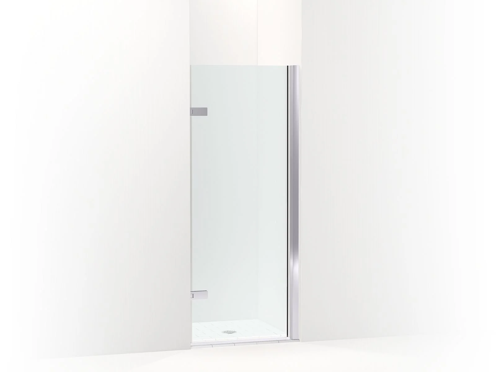 KOHLER K-27707-10L Composed 3/8" pivot door glass and hardware, no handle - Image 3