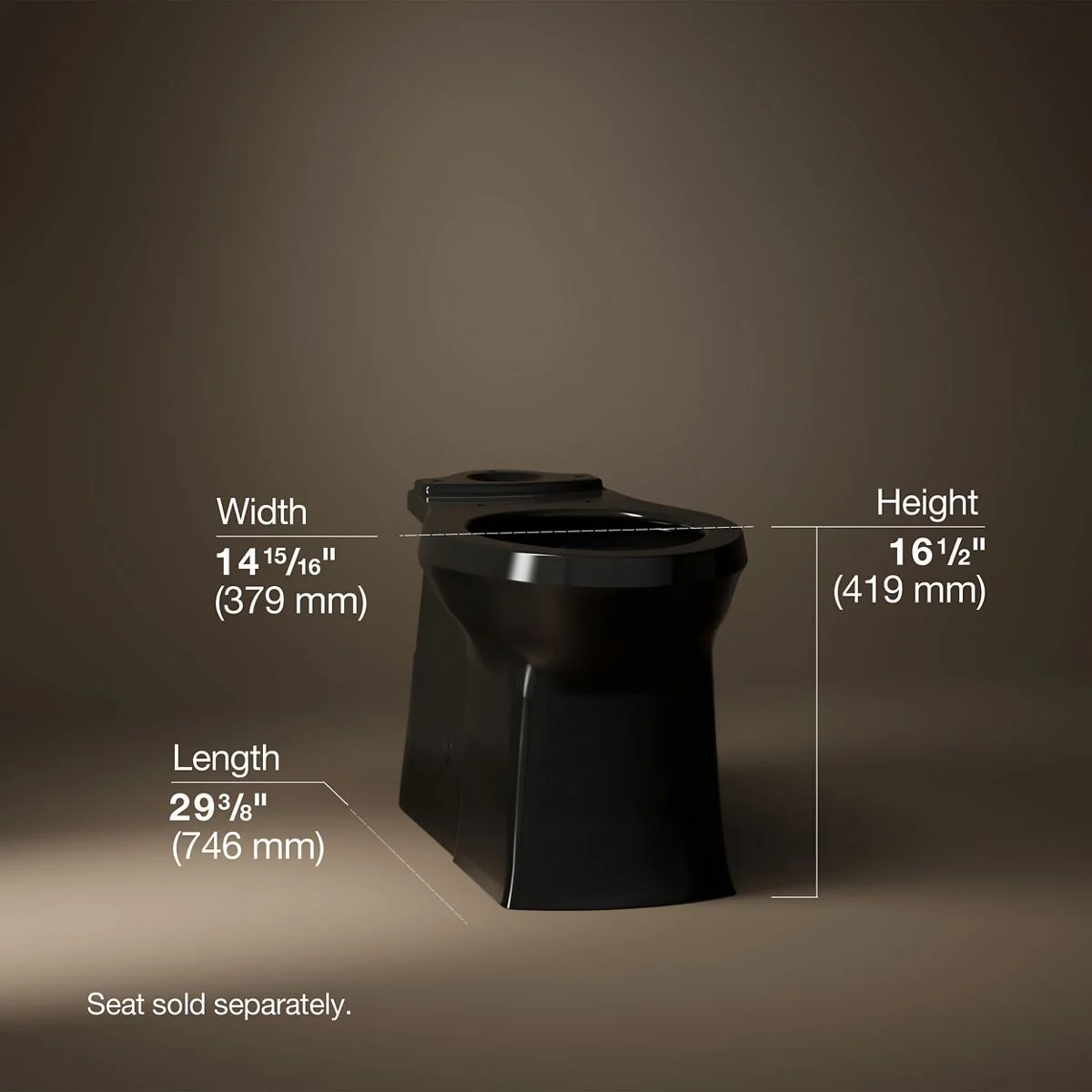 KOHLER K-4144 Corbelle Elongated toilet bowl with skirted trapway - Image 13