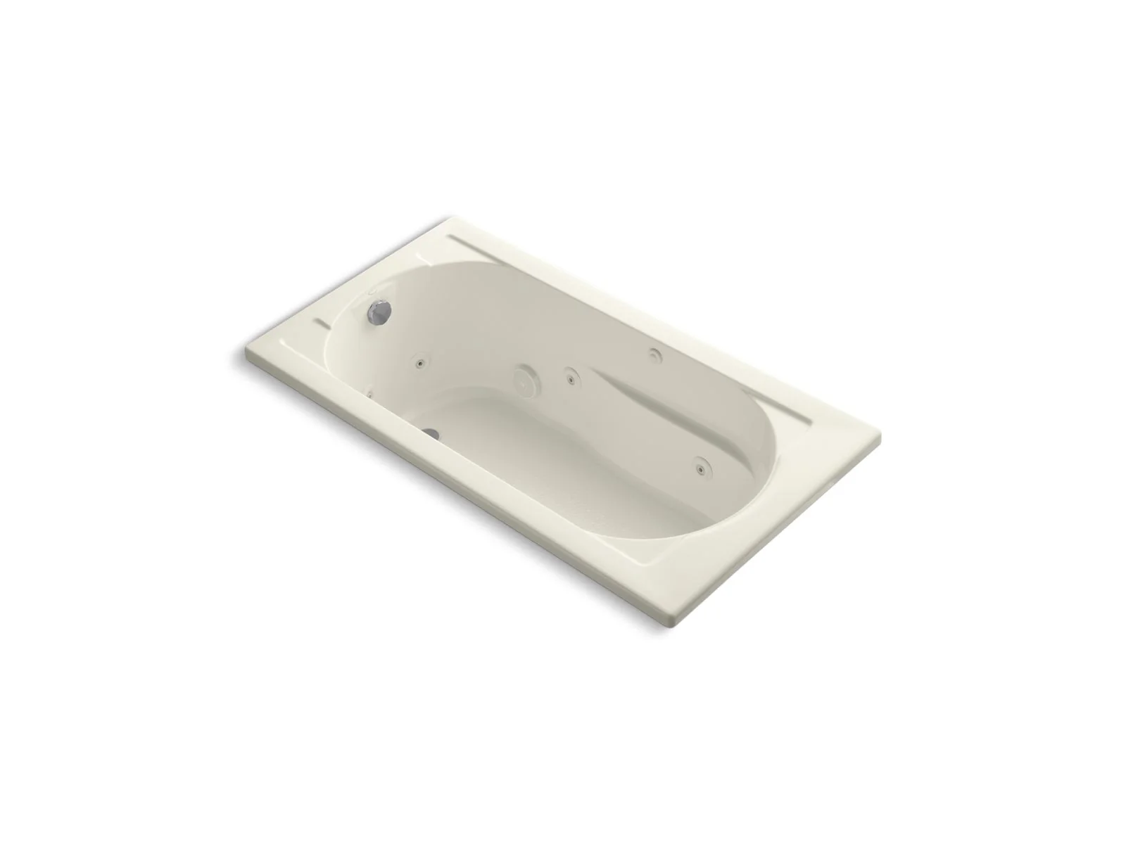 KOHLER K-1357 Devonshire 60" x 32" drop-in whirlpool bath - Image 2