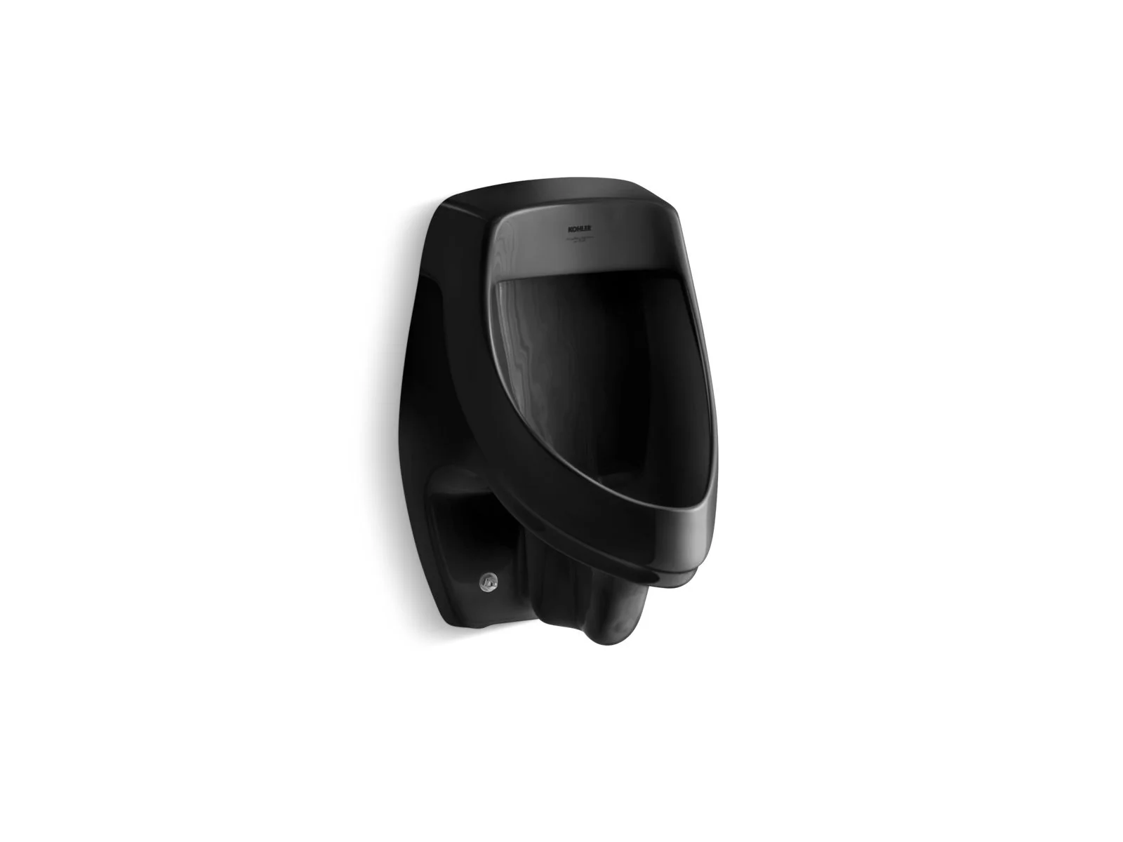 KOHLER K-5016-ER Dexter Siphon-jet half-stall 0.5–1.0 gpf urinal, rear spud - Image 3