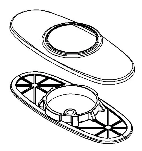 KOHLER K-1224402 Escutcheon Service Kit