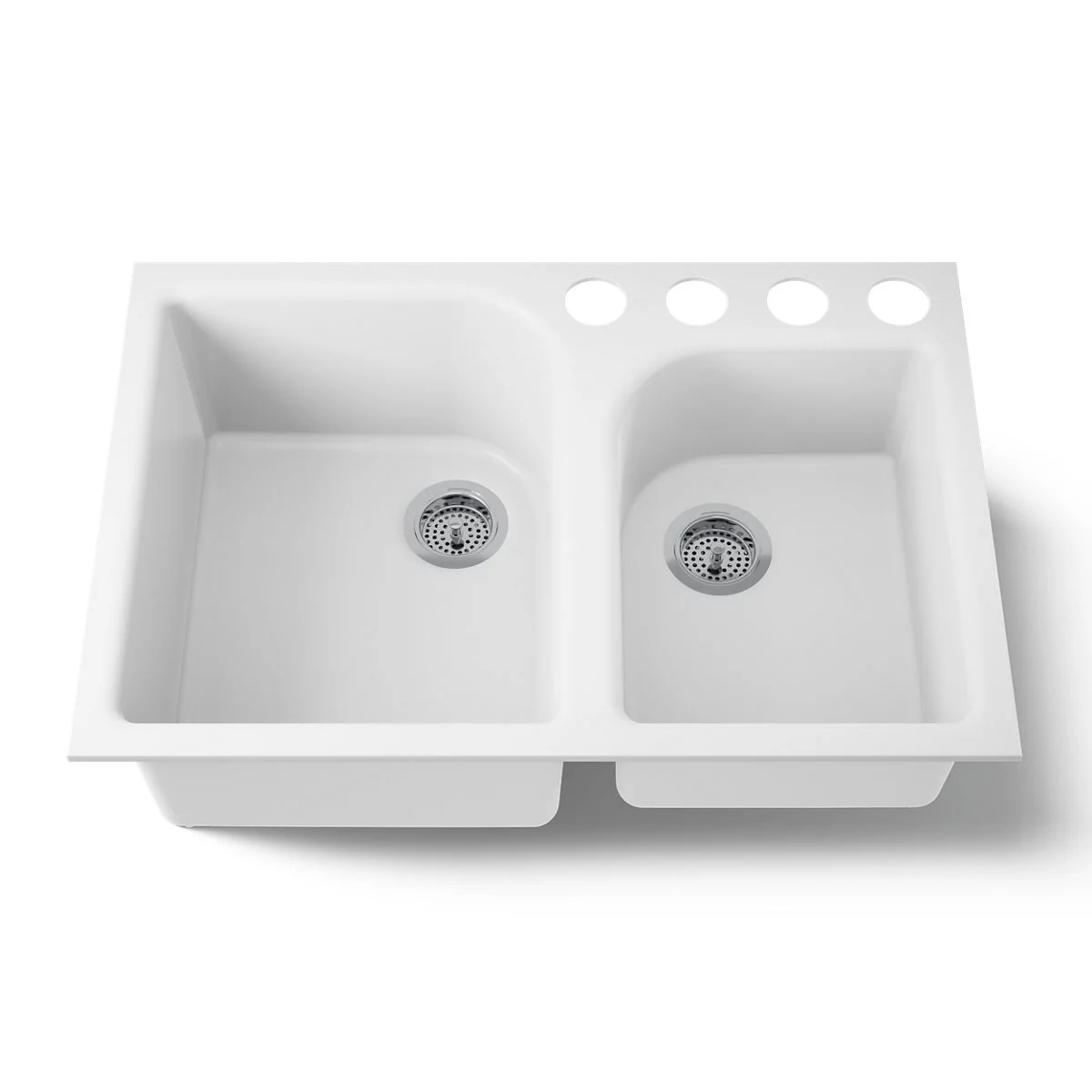 KOHLER K-5931-4U Executive Chef 33" undermount double-bowl kitchen sink - Image 13