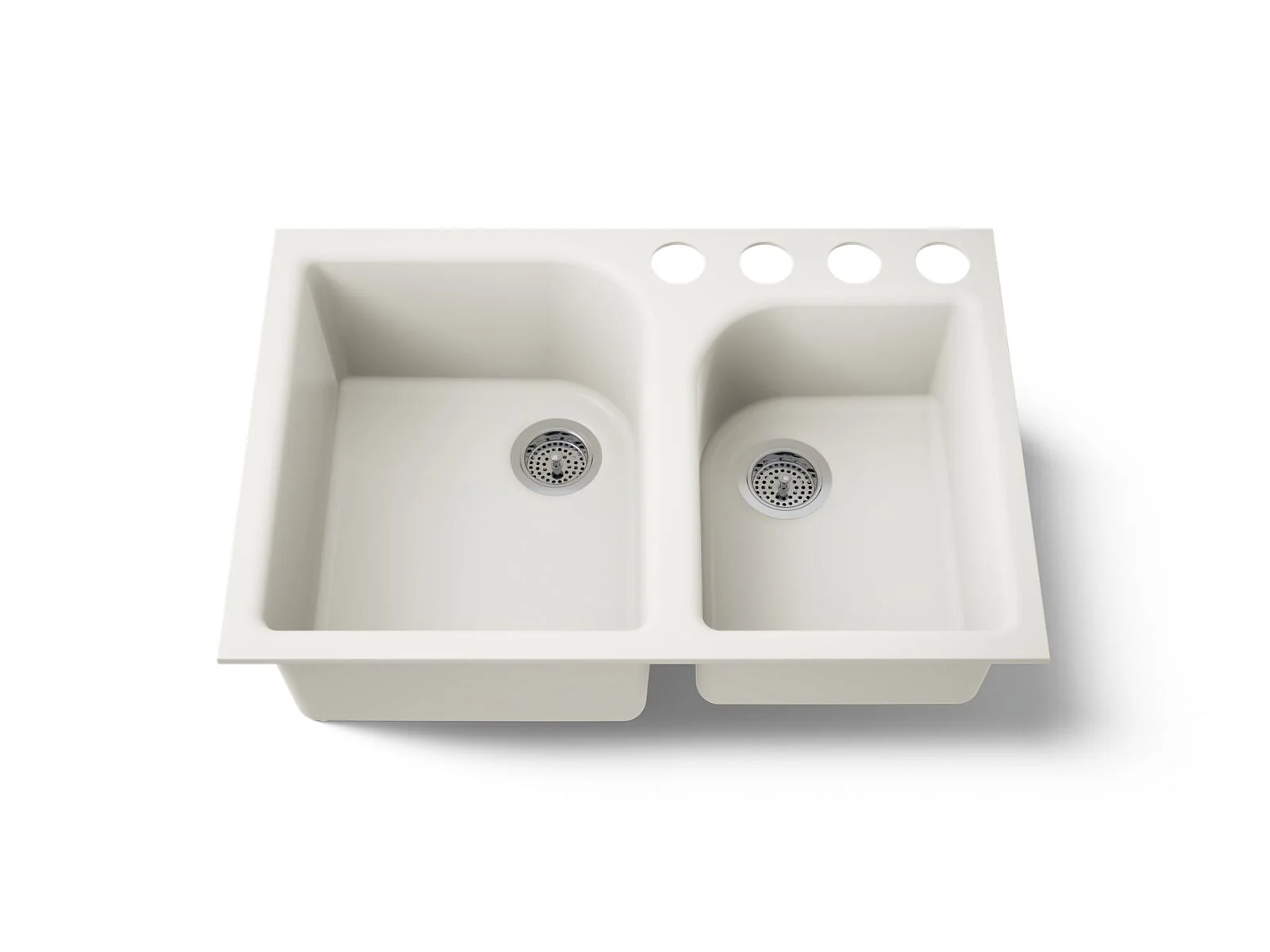 KOHLER K-5931-4U Executive Chef 33" undermount double-bowl kitchen sink - Image 14