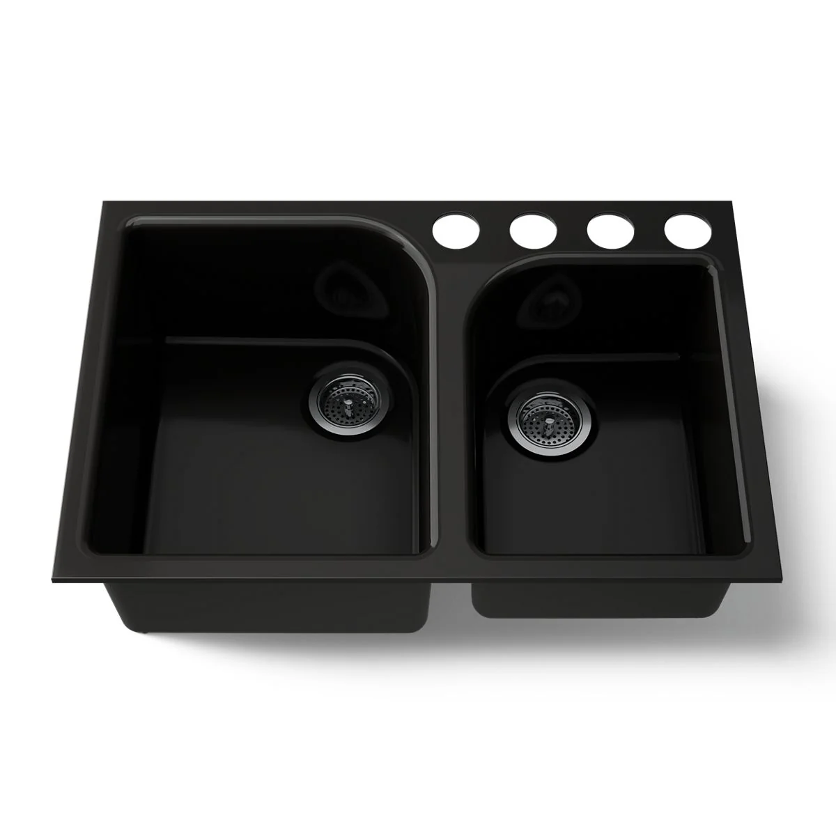 KOHLER K-5931-4U Executive Chef 33" undermount double-bowl kitchen sink - Image 8