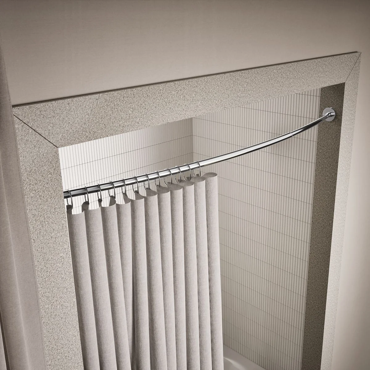 KOHLER K-9351 Expanse Curved shower rod - Image 24