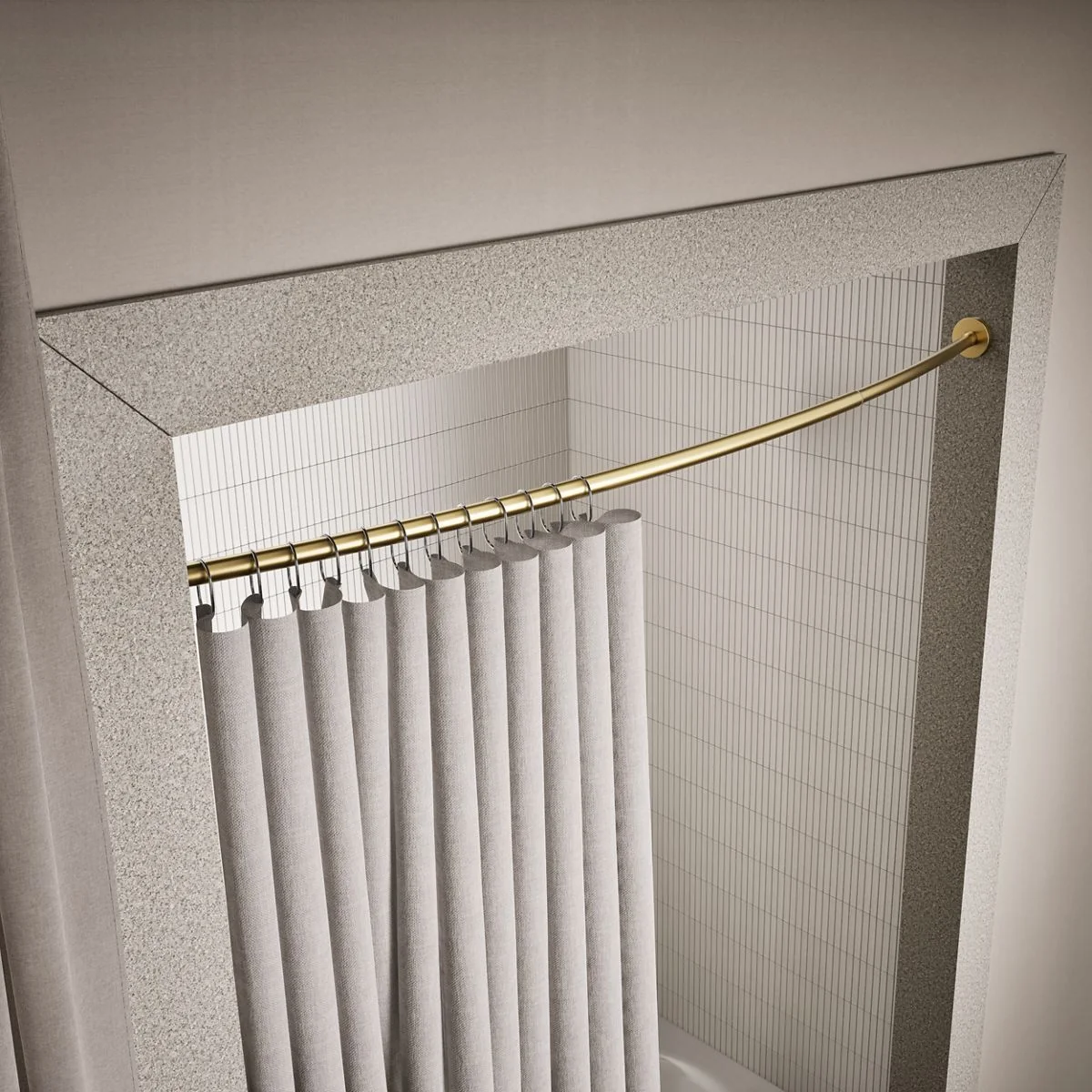 KOHLER K-9351 Expanse Curved shower rod - Image 44