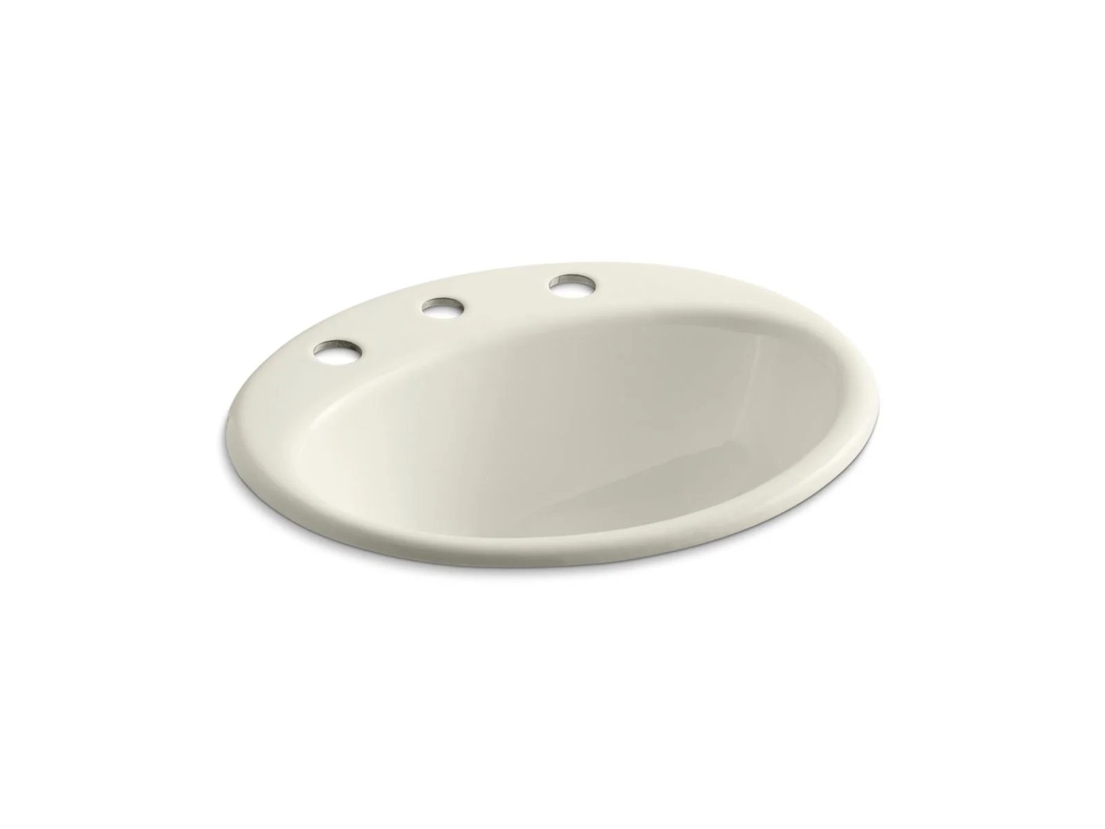 KOHLER K-2905-8 Farmington 19-1/4" oval drop-in bathroom sink - Image 3
