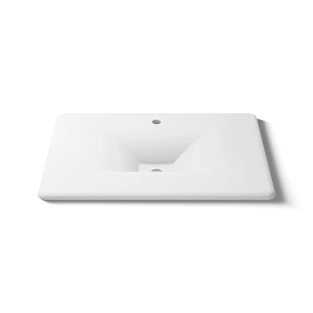 KOHLER K-3049-1 Iron/Impressions 31" Enameled cast iron vanity top with integrated rectangular sink - Image 60