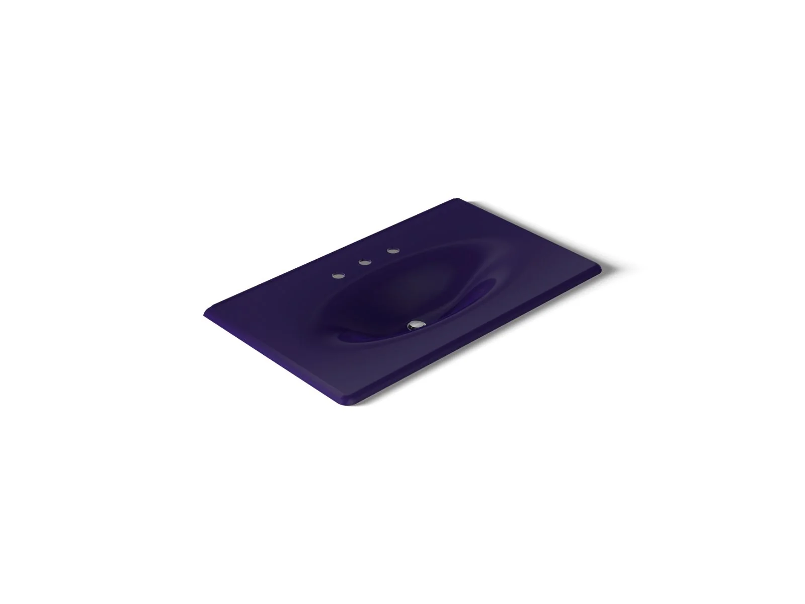 KOHLER K-3051-8 Iron/Impressions 37" Enameled cast iron vanity top with integrated oval sink - Image 36