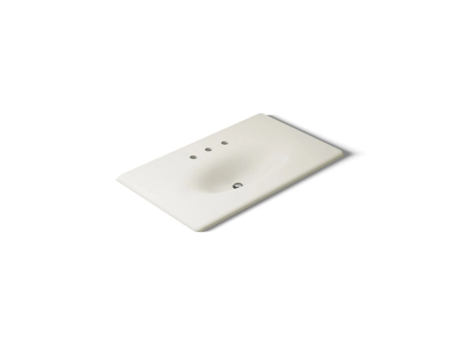 KOHLER K-3051-8 Iron/Impressions 37" Enameled cast iron vanity top with integrated oval sink - Image 41