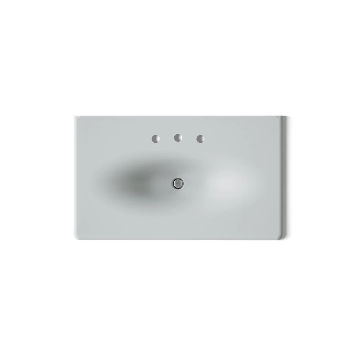 KOHLER K-3051-8 Iron/Impressions 37" Enameled cast iron vanity top with integrated oval sink - Image 47