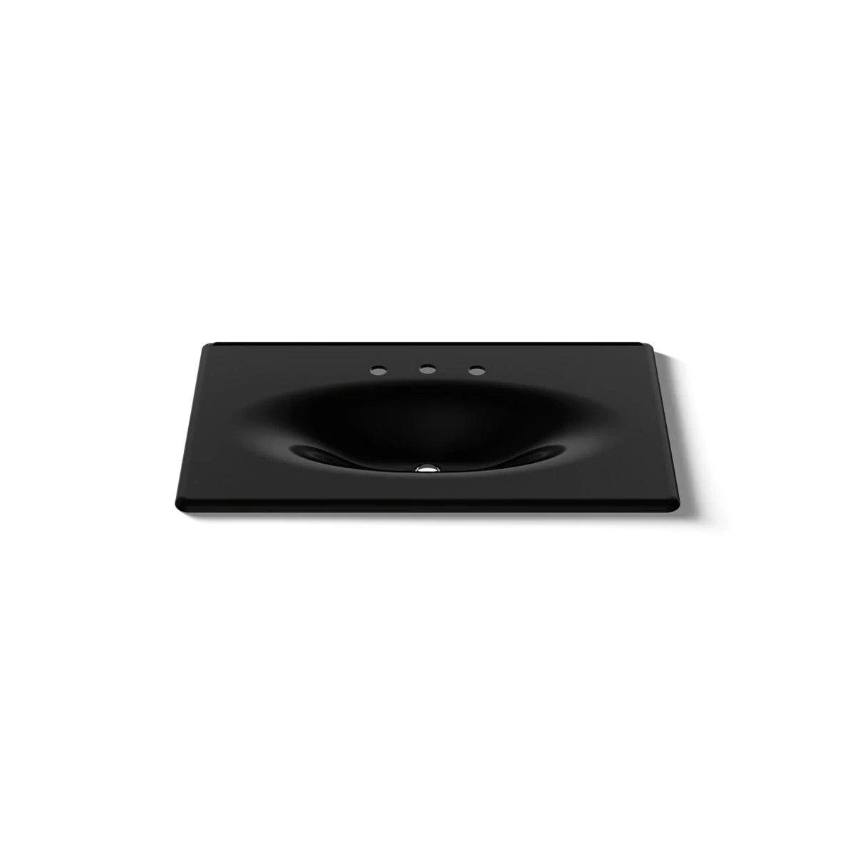 KOHLER K-3051-8 Iron/Impressions 37" Enameled cast iron vanity top with integrated oval sink - Image 55