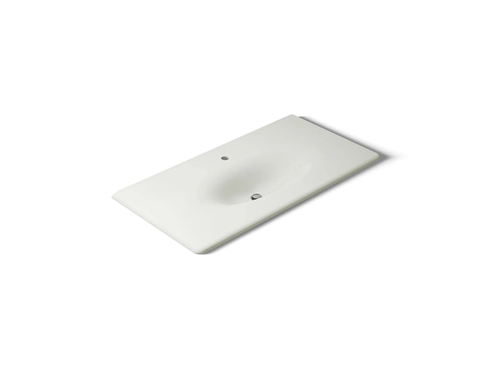 KOHLER K-3052-1 Iron/Impressions 43" Enameled cast iron vanity top with integrated oval sink - Image 16
