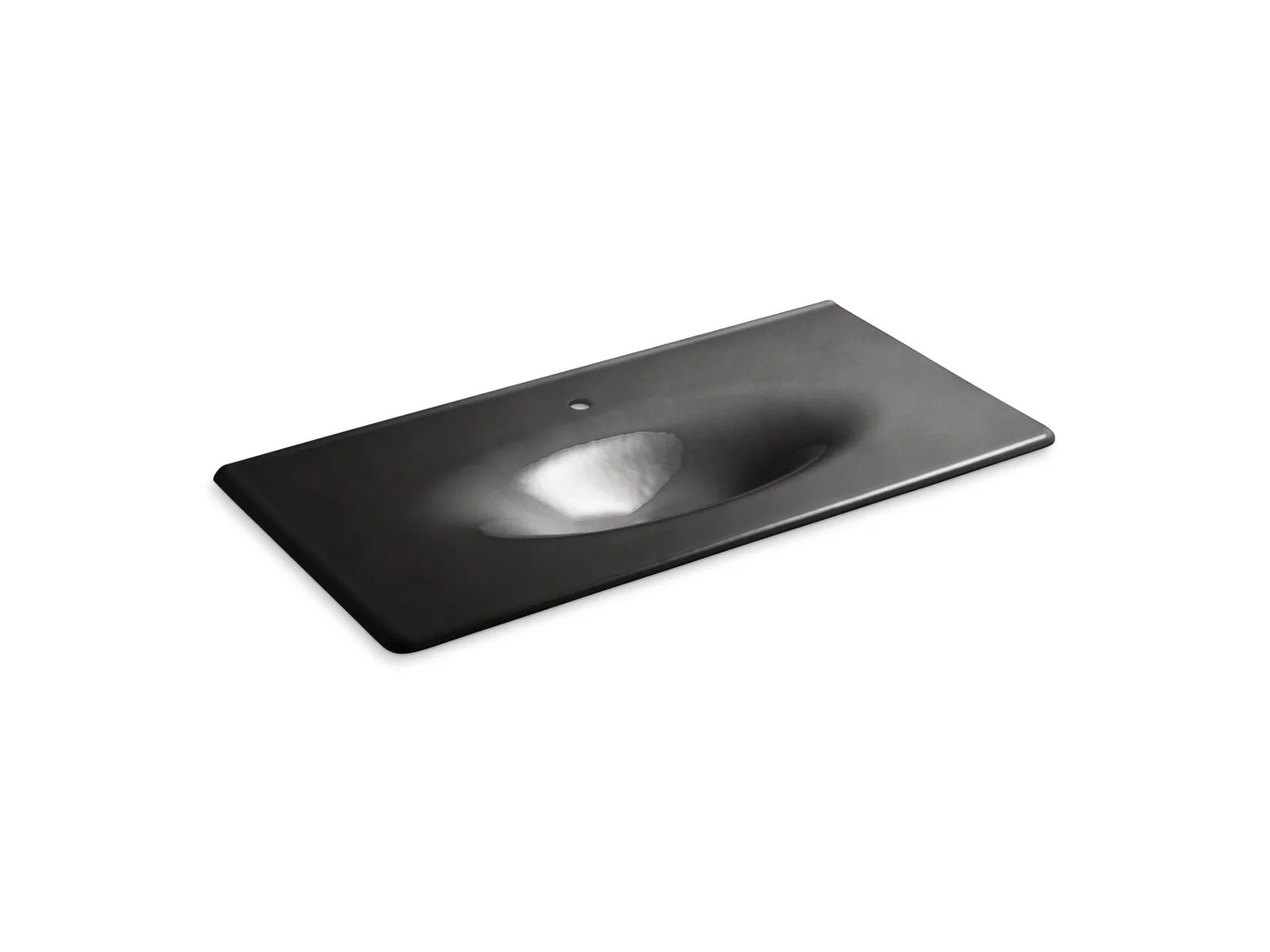 KOHLER K-3052-1 Iron/Impressions 43" Enameled cast iron vanity top with integrated oval sink - Image 2