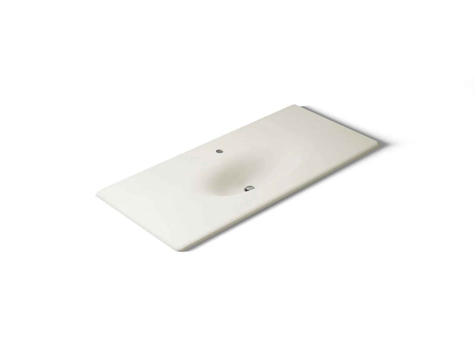 KOHLER K-3053-1 Iron/Impressions 49" Enameled cast iron vanity top with integrated oval sink - Image 26