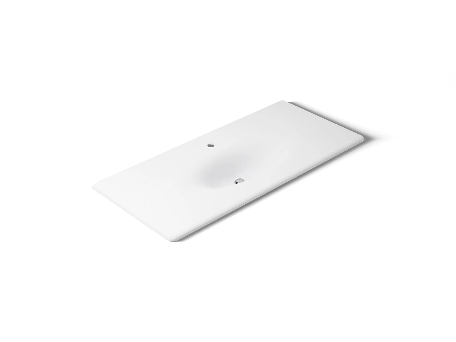 KOHLER K-3053-1 Iron/Impressions 49" Enameled cast iron vanity top with integrated oval sink - Image 56