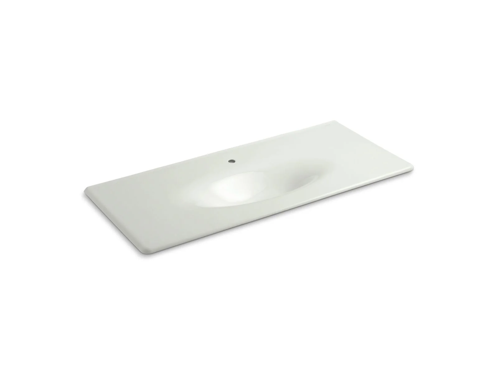 KOHLER K-3053-1 Iron/Impressions 49" Enameled cast iron vanity top with integrated oval sink - Image 9