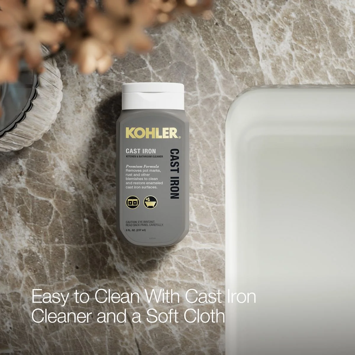 KOHLER K-5707 Iron/Tones 33" top-/undermount single-bowl kitchen sink - Image 57