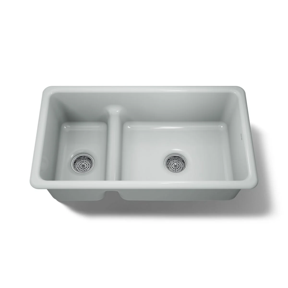 KOHLER K-6625 Iron/Tones Smart Divide 33" top-/undermount double-bowl kitchen sink - Image 41