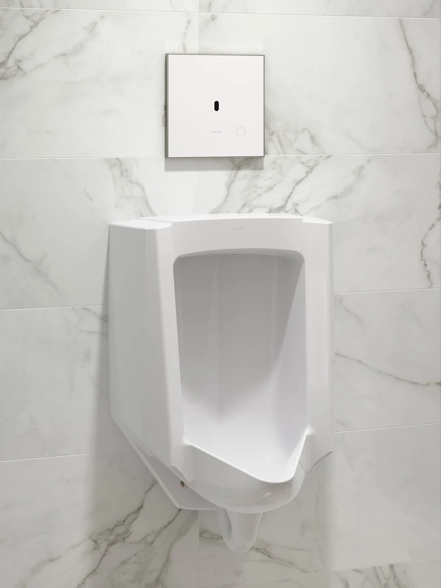 KOHLER K-91UB10D40-0WH Mach Flex Glass faceplate for concealed touchless urinal flushometer, 0.125 gpf - Image 13