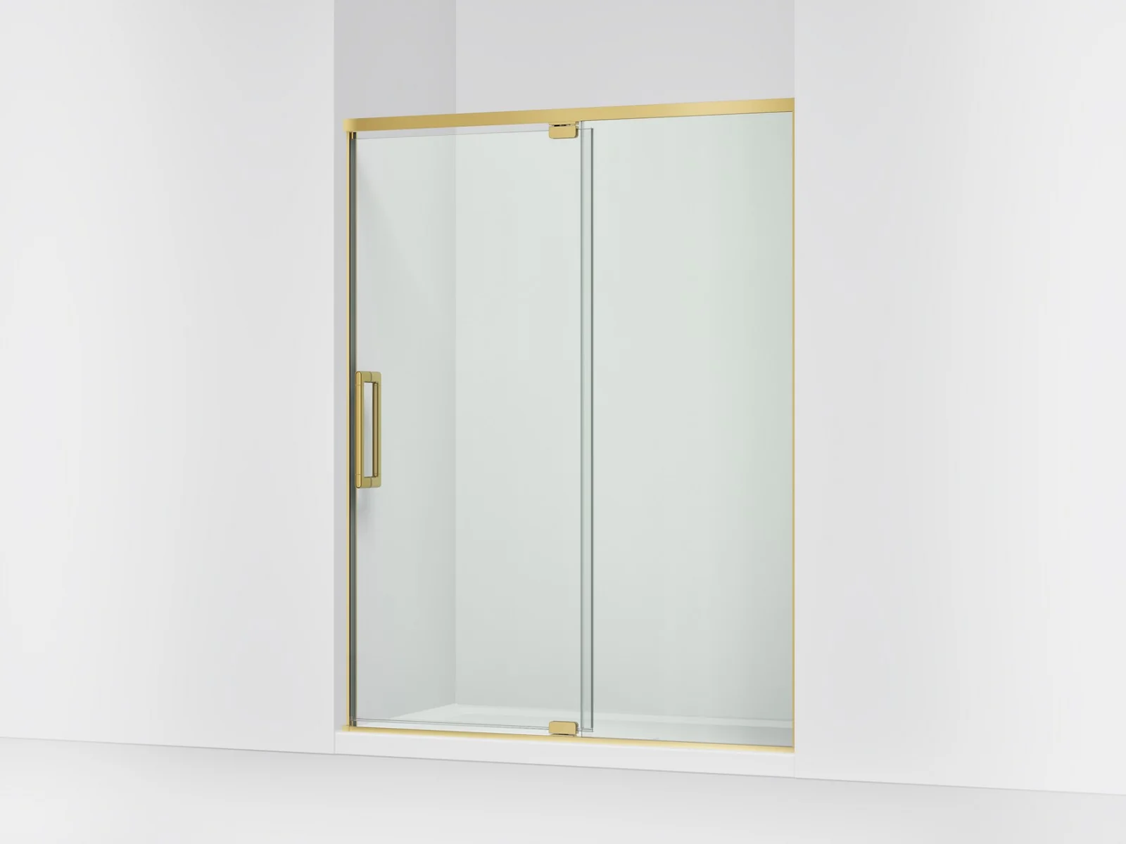 KOHLER K-CA37597-8L Statement 76" H pivot shower door with 5/16"-thick glass - Image 5