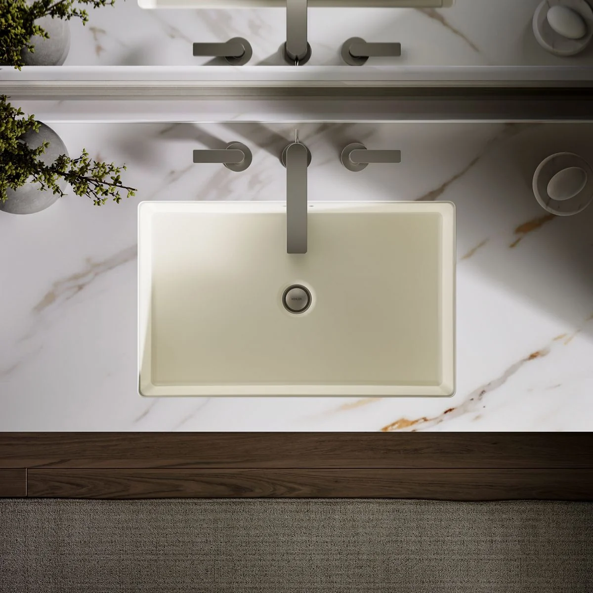KOHLER K-2297 Kathryn 24" rectangular undermount bathroom sink - Image 8