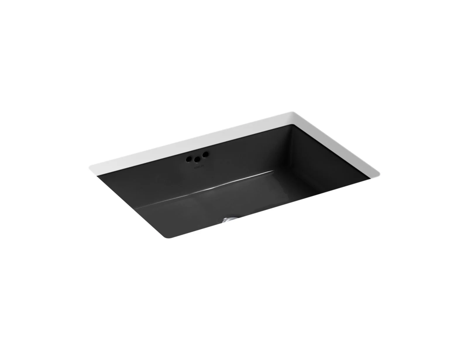 KOHLER K-2297-G Kathryn 24" rectangular undermount bathroom sink with glazed underside - Image 2