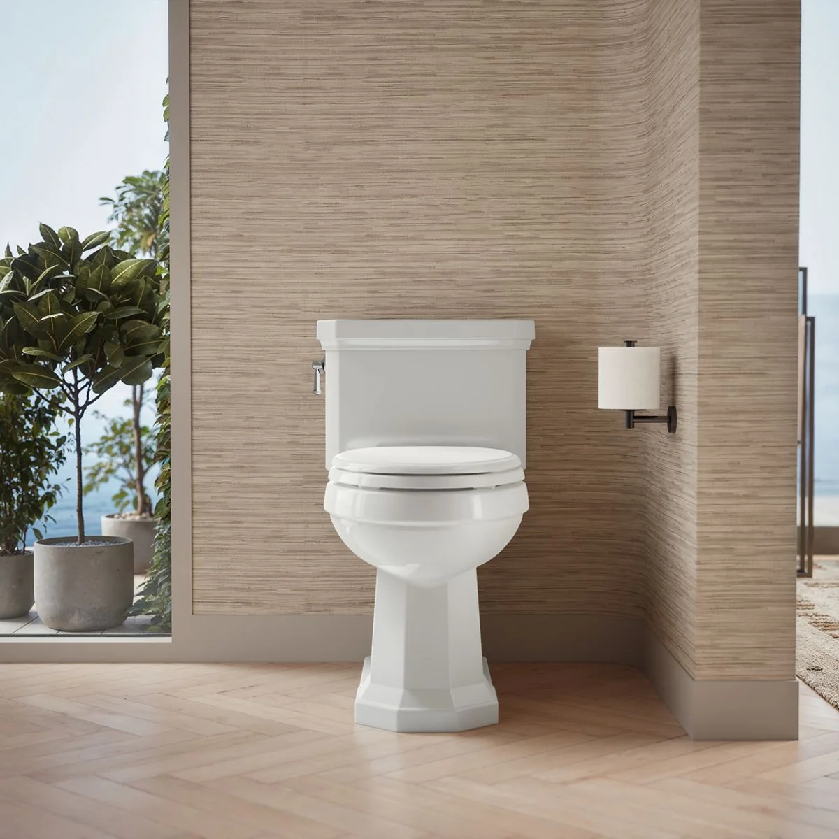 KOHLER K-3940 Kathryn One-piece compact elongated toilet with concealed trapway, 1.28 gpf - Image 7