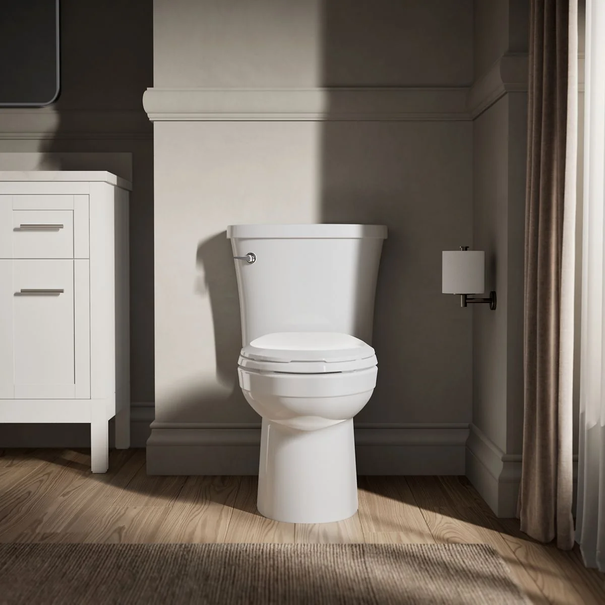 KOHLER K-25087-T Kingston Two-piece elongated toilet, 1.28 gpf - Image 5