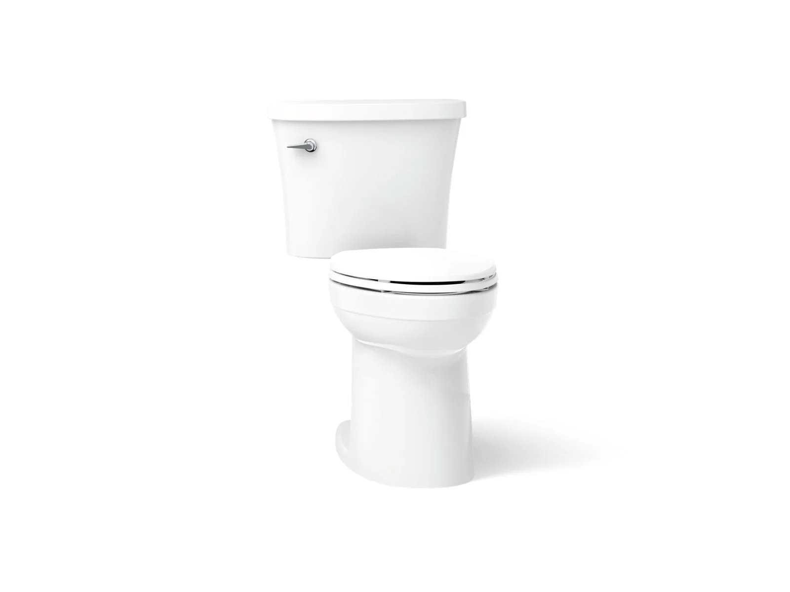 KOHLER K-25077-T Kingston Two-piece elongated toilet, 1.28 gpf - Image 2