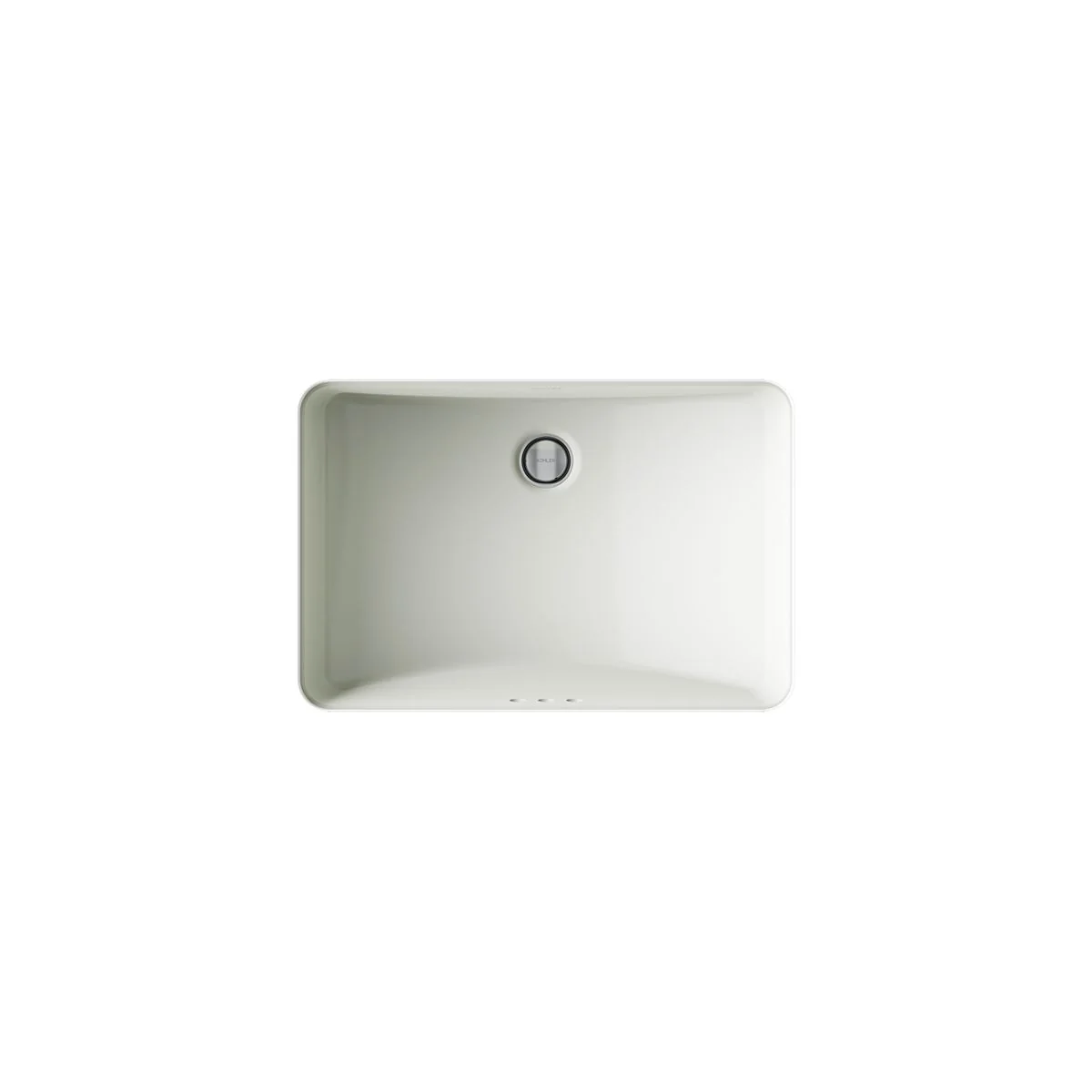 KOHLER K-2214-G Ladena 21" rectangular undermount bathroom sink with glazed underside, no overflow - Image 7