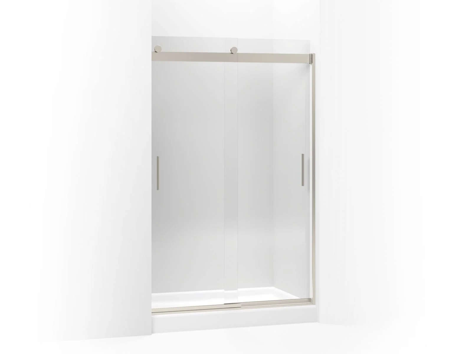 KOHLER K-706008-L Levity Sliding shower door, 74" H x 43-5/8 - 47-5/8" W, with 1/4" thick Crystal Clear glass - Image 5