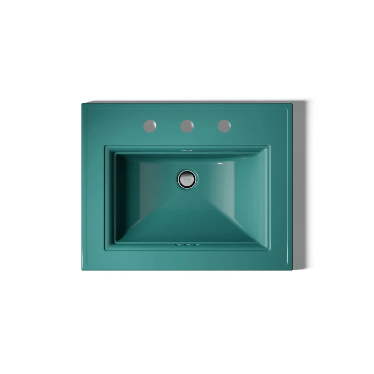 KOHLER K-2337-8 Memoirs 22-3/4" rectangular drop-in bathroom sink - Image 36
