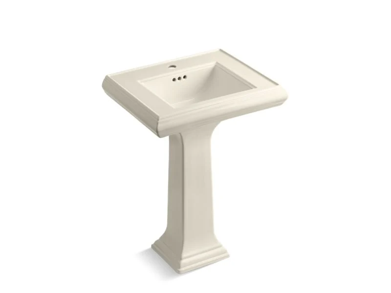 KOHLER K-2238-1 Memoirs 24-1/4" rectangular pedestal bathroom sink - Image 2