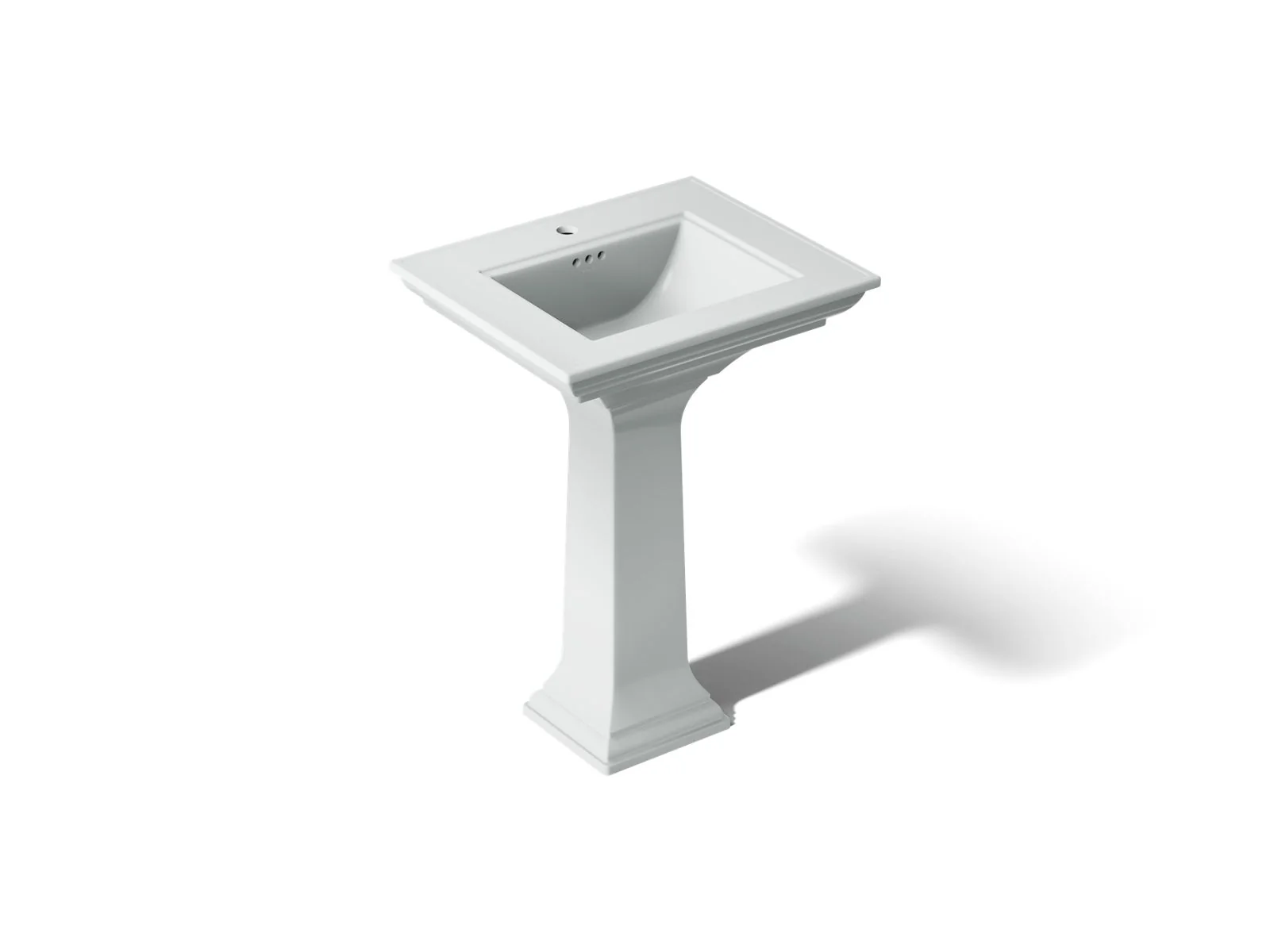KOHLER K-2344-1 Memoirs 25" rectangular pedestal bathroom sink - Image 18