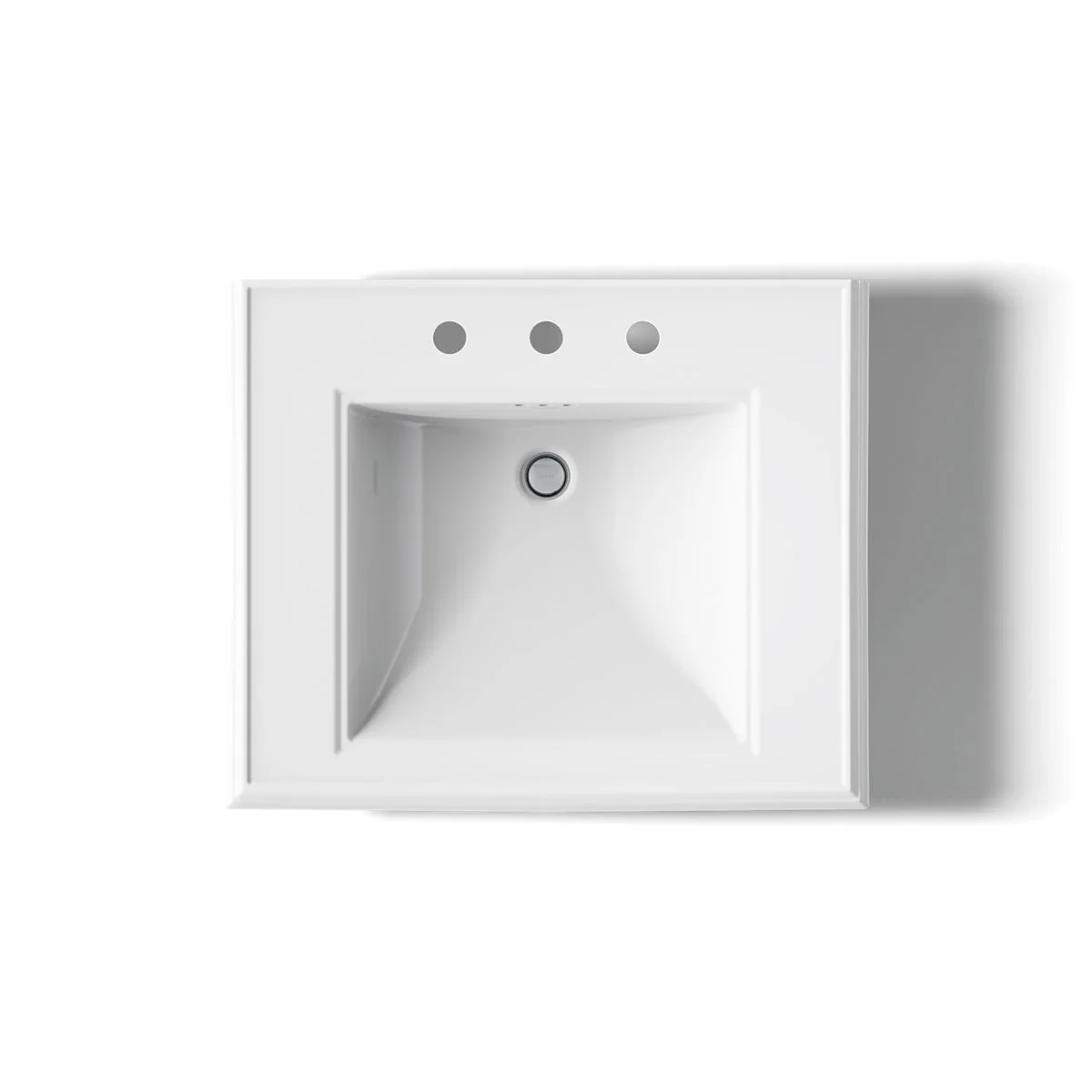 KOHLER K-2258-8 Memoirs 27-1/4" rectangular pedestal bathroom sink - Image 35