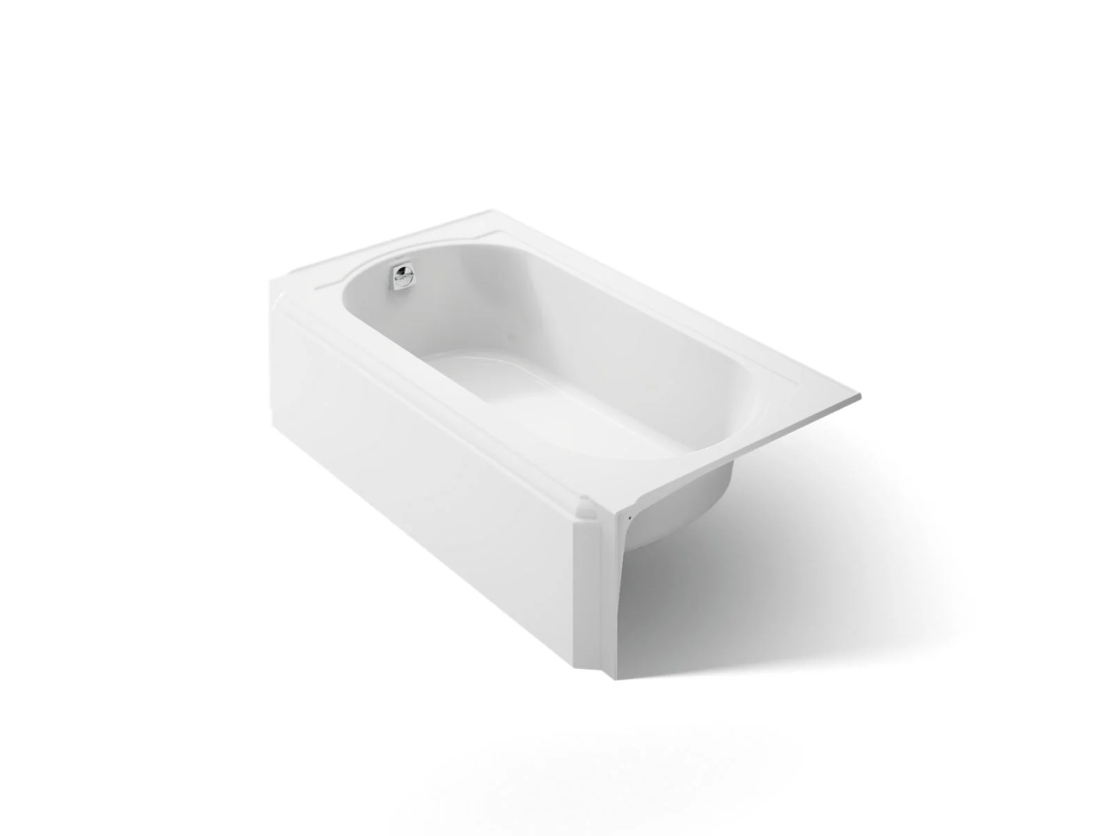 KOHLER K-721 Memoirs 60" x 33-3/4" alcove bath, left drain - Image 3