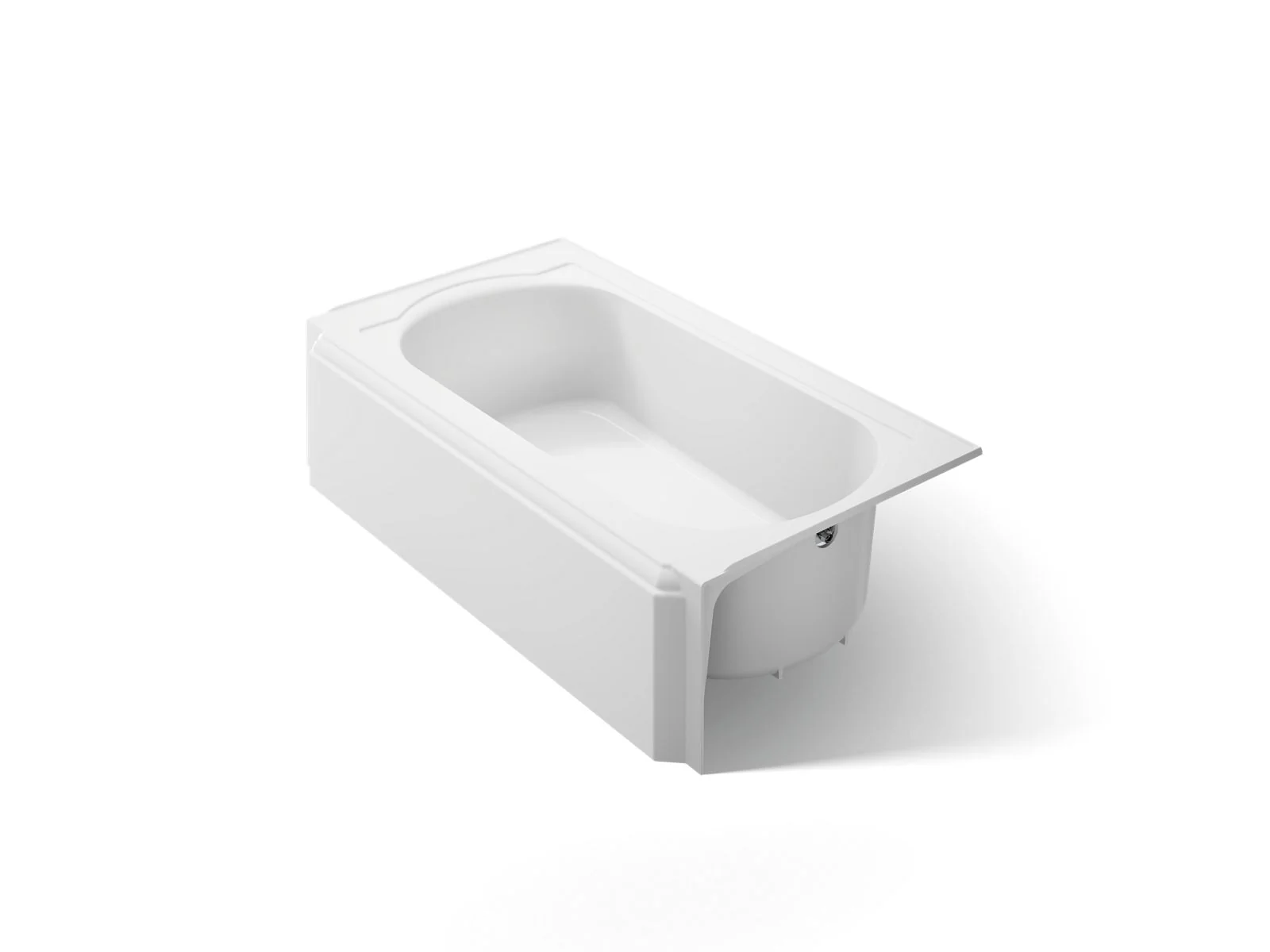 KOHLER K-722 Memoirs 60" x 33-3/4" alcove bath, right drain - Image 3