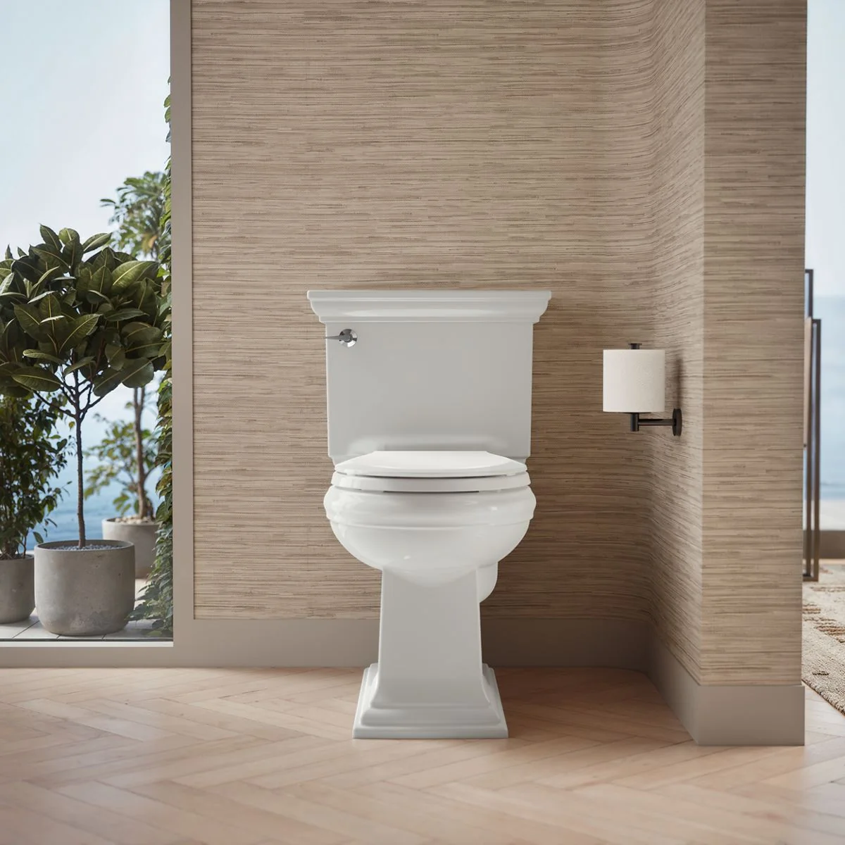 KOHLER K-4387 Memoirs Round-front bowl with exposed trapway - Image 23