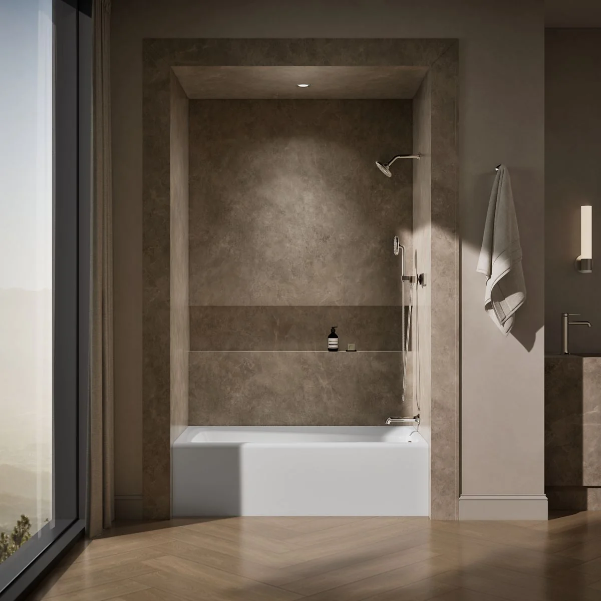 KOHLER K-506 Mendota 60" x 32" alcove bath, right drain - Image 4