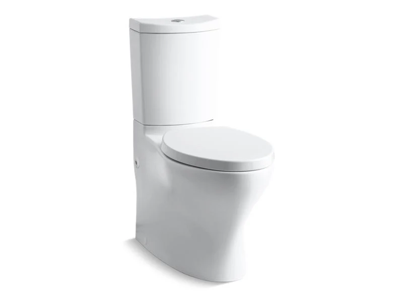 KOHLER K-6355 Persuade Two-piece elongated toilet with skirted trapway, dual-flush