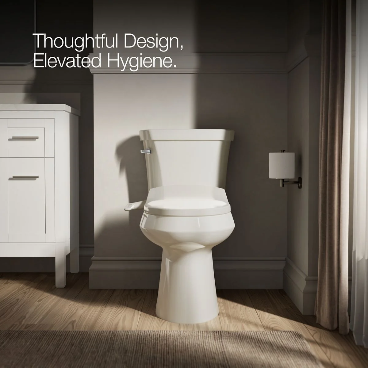 KOHLER K-5724 Puretide Elongated manual bidet toilet seat - Image 6