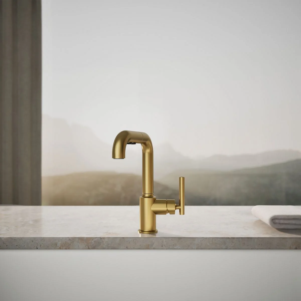 KOHLER K-7506 Purist Pull-out kitchen sink faucet with three-function sprayhead - Image 13