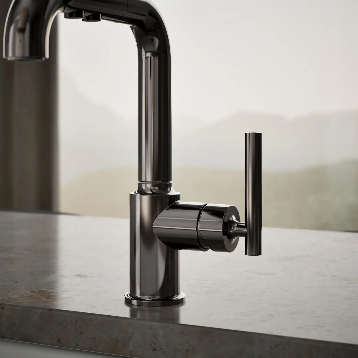 KOHLER K-7506 Purist Pull-out kitchen sink faucet with three-function sprayhead - Image 44