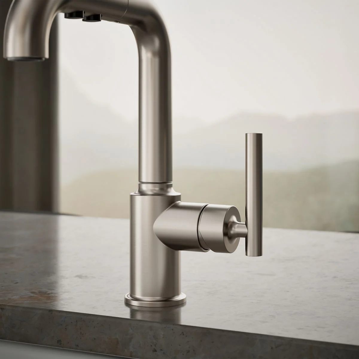 KOHLER K-7506 Purist Pull-out kitchen sink faucet with three-function sprayhead - Image 49